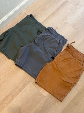 Rip Curl, Katin, and Billabong Men’s shorts bundle size 36